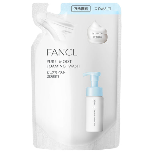 FANCL Pure Moist Foaming Facial Cleanser Refill, 130ml