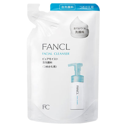 FANCL Pure Moist Foaming Facial Cleanser Refill, 130ml