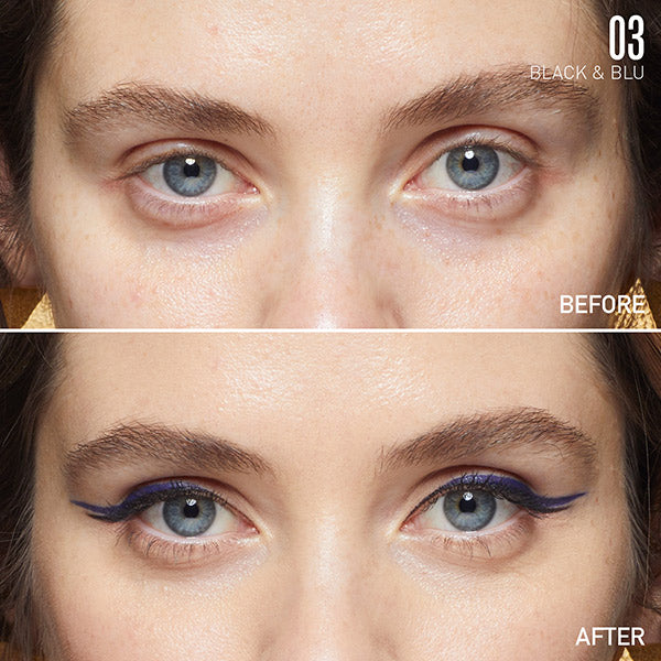 VALENTINO BEAUTY Twin Liner, 03 Black & Navy, Liquid 0.5ml+Pencil 0.1g