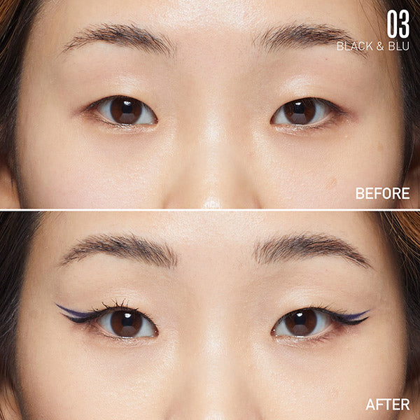 VALENTINO BEAUTY Twin Liner, 03 Black & Navy, Liquid 0.5ml+Pencil 0.1g