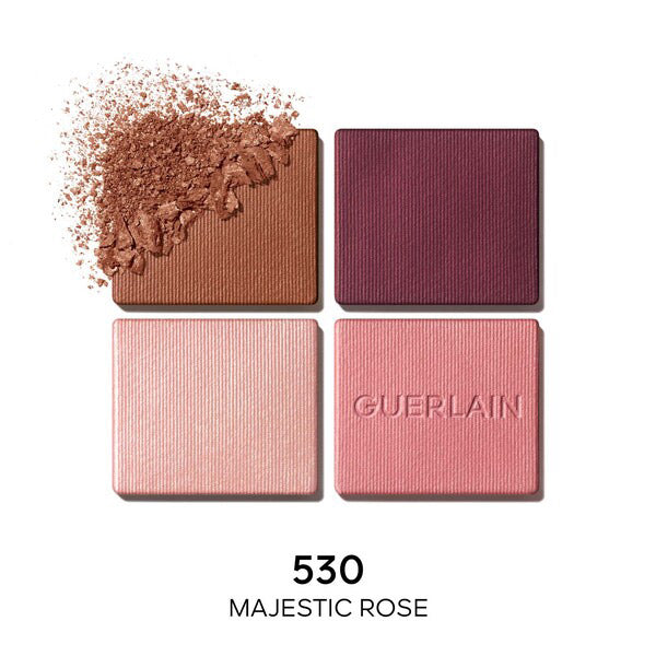 GUERLAIN Ombre Ge, NO.530 MAJESTIC ROSE, 1.5gx4