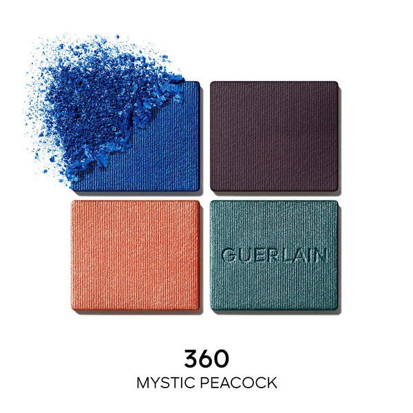GUERLAIN OMBRE G, NO.360 MYSTIC PEACOCK, 1.5gx4