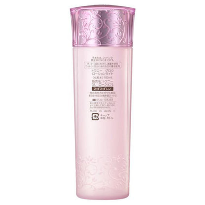 TWANY Glow Lotion Light, 180ml, Fresh Rose Bouquet Scent