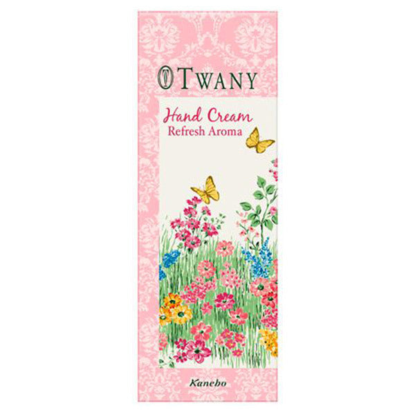 TWANY Hand Cream (Refreshing Aroma), SPF32 PA++, 50g, Floral Herb Scent