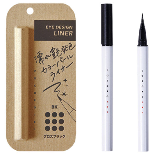 COCOROIKI Eye Design Liner (BK Gloss Black), 0.45ml