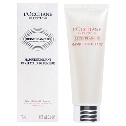 LOCCITANE Reine Blanche Illuminating Scrub Mask, 75ml