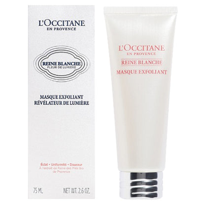 LOCCITANE Reine Blanche Illuminating Scrub Mask, 75ml