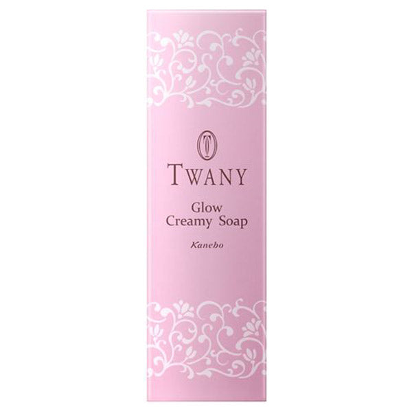 TWANY Glow Creamy Soap, 120g, Fresh Rose Bouquet Scent