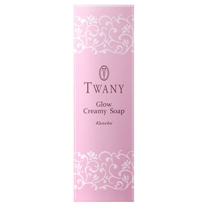 TWANY Glow Creamy Soap, 120g, Fresh Rose Bouquet Scent