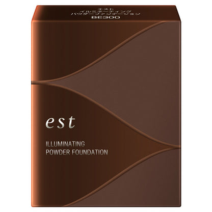 est Illuminating Powder Foundation, SPF21 PA++, Refill, BE300 Ivory Beige, 10g