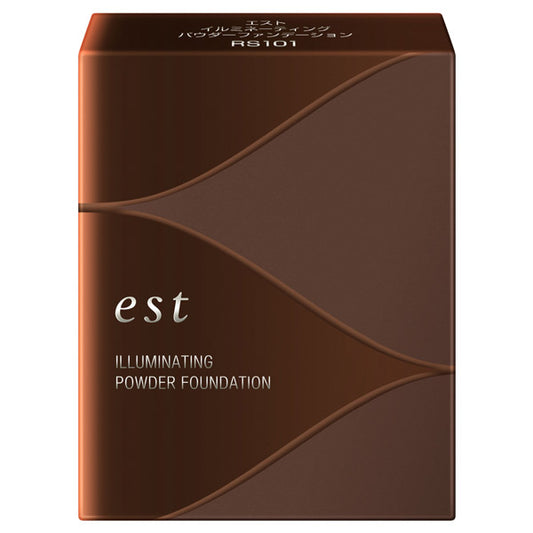 est Illuminating Powder Foundation, SPF21 PA++, Refill, RS101 Rose Ivory, 10g