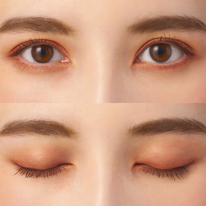 Chifure Twin Color Eyeshadow, 42 Orange, Fragrance-Free