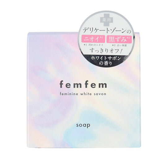 femfem Feminine White Savon (Soap), 60g