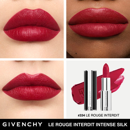 GIVENCHY Rouge Interdit Silky Lipstick (No.334 Grenat Volontaire)