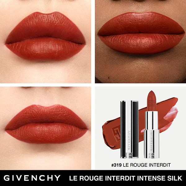 GIVENCHY Rouge Interdit Silky, No.319 Rouge Santal, 3.4g