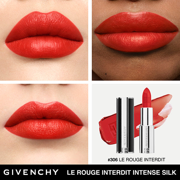 GIVENCHY Rouge Interdit Silky, No.306 Carmine Escarpin, 3.4g