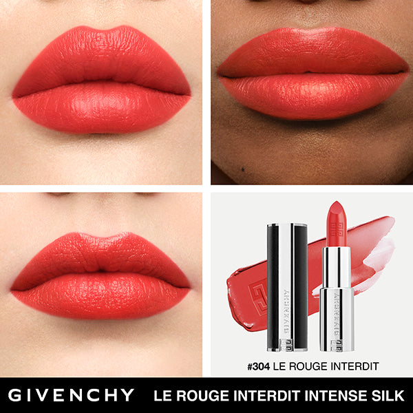 GIVENCHY Rouge Interdit Silky, No.304 Mandarin Bolero, 3.4g