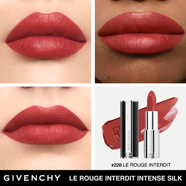 GIVENCHY Rouge Interdit Silky, No.228 Rose Fume, 3.4g