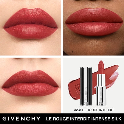 GIVENCHY Rouge Interdit Silky, No.228 Rose Fume, 3.4g