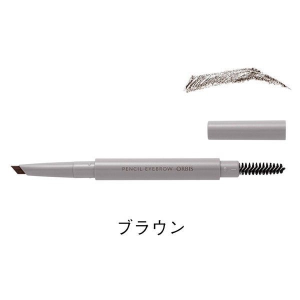 ORBIS Pencil eyebrow with holder, Brown, 0.25g, Fragrance-free