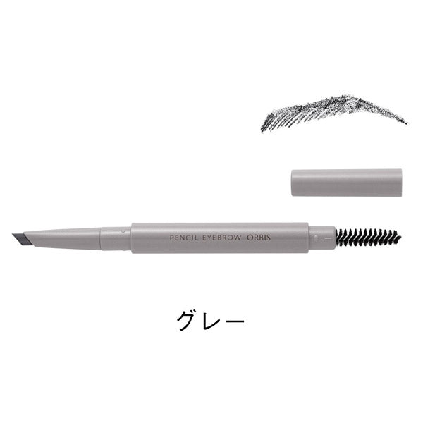 ORBIS Pencil eyebrow with holder, Gray, 0.25g, Fragrance-free