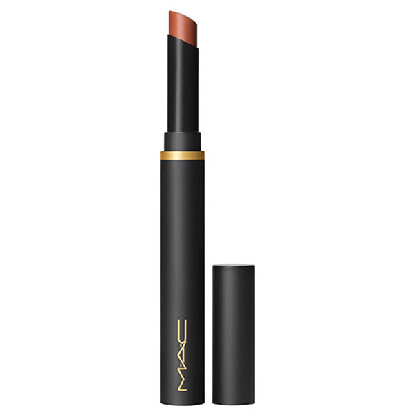 M.A.C Powder Kiss Velvet Blur Slim Lipstick, Nutmeg Ganache, 2g