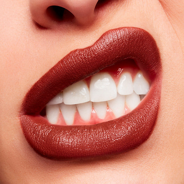 M.A.C Powder Kiss Velvet Blur Slim Lipstick, Nutmeg Ganache, 2g