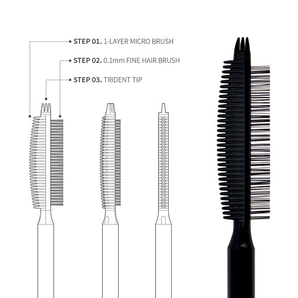 GLAMBUX DUPLEX MASCARA MICRO (Black), 5g