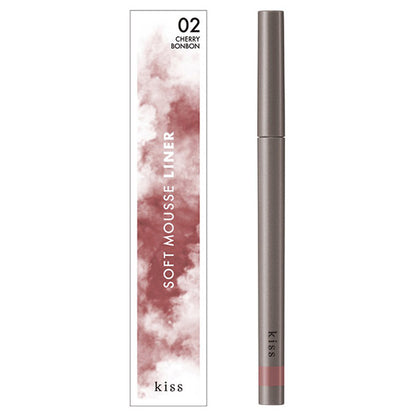 KiSS Soft Mousse Liner, 02 Cherry Bonbon, 0.35g