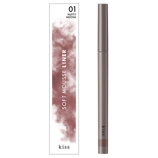 KiSS Soft Mousse Liner, 01 Nutty Mocha, 0.35g