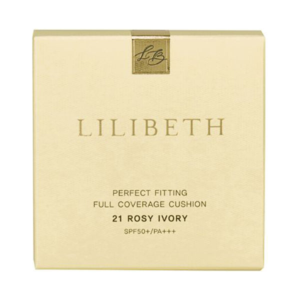 LILIBETH Perfect Fitting Full Coverage Cushion Foundation Refill (21 Rosy Ivory), 13g