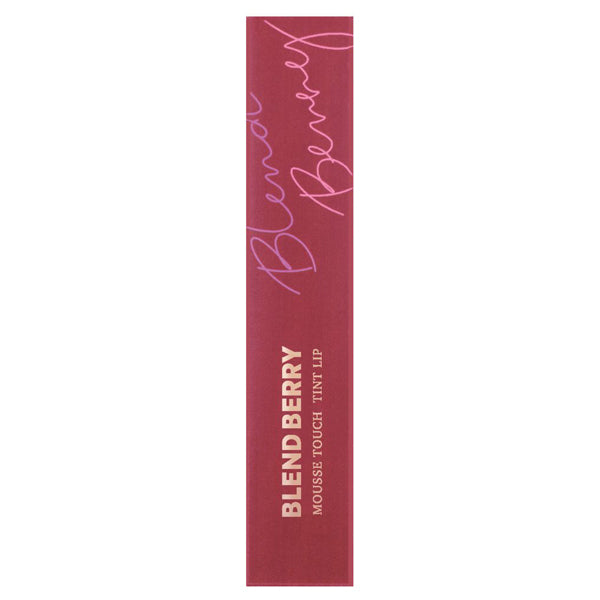 BLEND BERRY Mousse Touch Tint Lip, 006 (Plum Brown), 5.5g, Rich berry scent