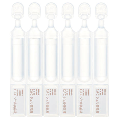 Gel serum, 1.2ml x 6 bottles x 10 bags, Non-sticky, Fragrance-free