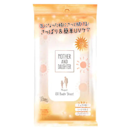 Mother & Daughter UV Body Wipes SPF25 PA++, 10 Sheets