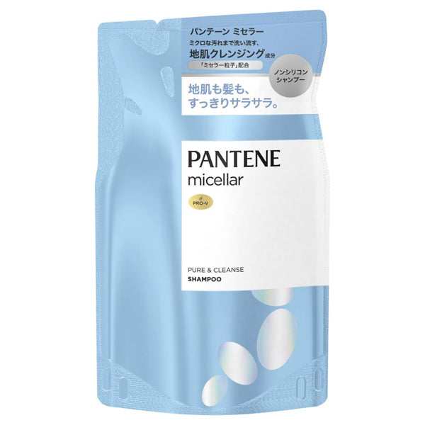 PANTENE Micellar Cleanse Shampoo Refill, 350ml