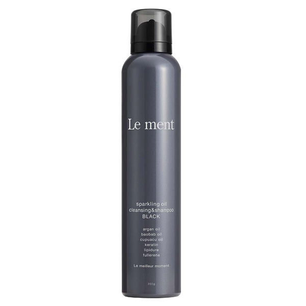 Le ment Sparkling Oil Cleansing & Shampoo Black (Sensual Savon), 200g