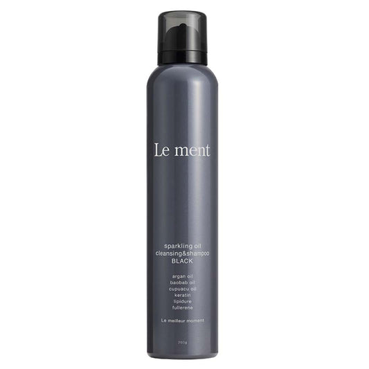 Le ment Sparkling Oil Cleansing & Shampoo Black (Sensual Savon), 200g