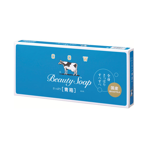 COW BRAND Blue Box Soap, 6pcs