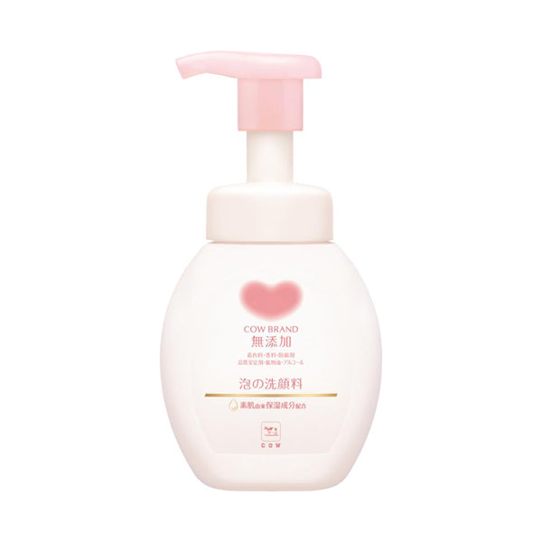 COW BRAND MUTENKA Additive-Free Foaming Facial Cleanser (Pump), 160ml