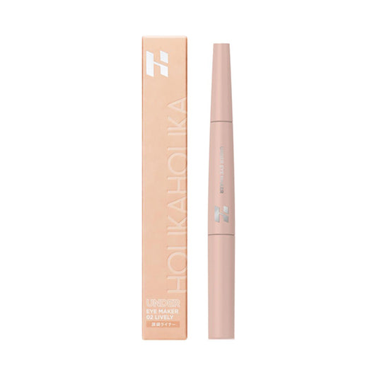 Holika Holika Under-eye maker, 02 LIVELY, Shadow liner: 0.2g, Highlighter: 1.4g, Soft and easy to apply