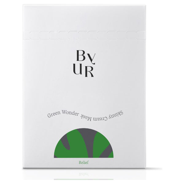 ByUR Soothing Green Skinny Cream Mask 4-Sheet Set
