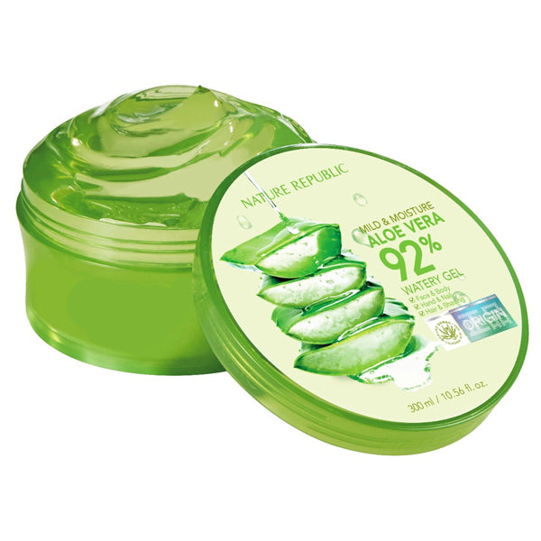 NATURE REPUBLIC Mild & Moisture Aloe Gel, Jar, 300ml