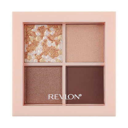 Revlon Dazzle Eyeshadow Quad (001 Glazing Brown)
