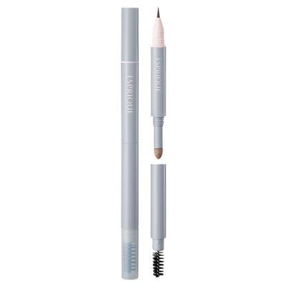 W Eyebrow Styler (Liquid & Powder), BR301 Light Brown, 1