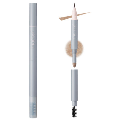 W Eyebrow Styler (Liquid & Powder), BR301 Light Brown, 1