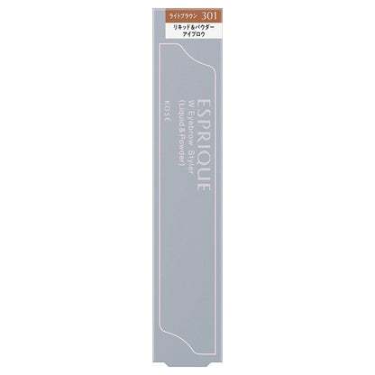 ESPRIQUE W Eyebrow Styler Liquid & Powder (BR301 Light Brown), 1