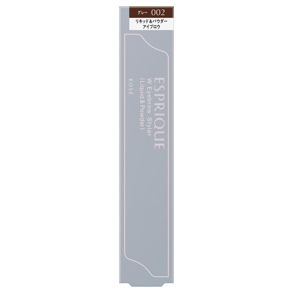 W Eyebrow Styler (Liquid & Powder), GY002 Gray, 1