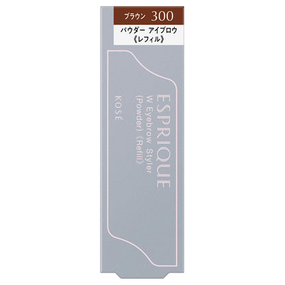 ESPRIQUE W Eyebrow Styler Powder Refill (BR300 Brown), 1