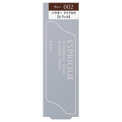 ESPRIQUE W Eyebrow Styler Powder Refill (GY002 Gray), 1