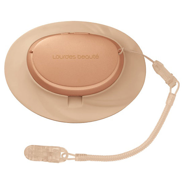 Lourdes Beaute Femme On Tech EMS Heating Plate, Nude Pink, W120 x L85 x H30mm